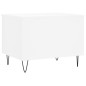 vidaXL Mesa de centro madera contrachapada blanco 60x44,5x45 cm vidaXL Mesa de centro madera contrachapada blanco 60x44,5x45 cm
