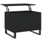 vidaXL Mesa de centro madera contrachapada negro 60x44,5x45 cm vidaXL Mesa de centro madera contrachapada negro 60x44,5x45 cm