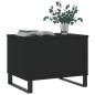 vidaXL Mesa de centro madera contrachapada negro 60x44,5x45 cm vidaXL Mesa de centro madera contrachapada negro 60x44,5x45 cm
