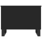 vidaXL Mesa de centro madera contrachapada negro 60x44,5x45 cm vidaXL Mesa de centro madera contrachapada negro 60x44,5x45 cm