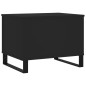 vidaXL Mesa de centro madera contrachapada negro 60x44,5x45 cm vidaXL Mesa de centro madera contrachapada negro 60x44,5x45 cm