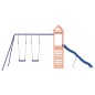 vidaXL Parque infantil de exterior madera maciza Douglas vidaXL Parque infantil de exterior madera maciza Douglas