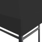 vidaXL Toldo de cenador 270 g/m² 4x3 m negro vidaXL Toldo de cenador 270 g/m² 4x3 m negro