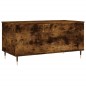 vidaXL Mesa de centro madera contrachapada roble ahumado 90x44,5x45 cm vidaXL Mesa de centro madera contrachapada roble ahumado 90x44,5x45 cm