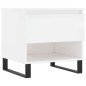 vidaXL Mesas centro 2 uds madera ingeniería blanco brillo 50x46x50 cm vidaXL Mesas centro 2 uds madera ingeniería blanco brillo 50x46x50 cm