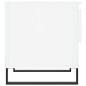 vidaXL Mesas centro 2 uds madera ingeniería blanco brillo 50x46x50 cm vidaXL Mesas centro 2 uds madera ingeniería blanco brillo 50x46x50 cm