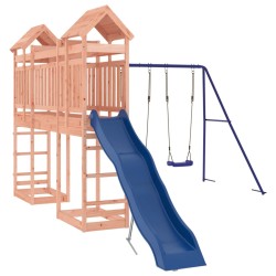 vidaXL Parque infantil de exterior madera maciza Douglas