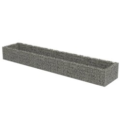 vidaXL Arriate de gaviones de acero 450x90x50 cm