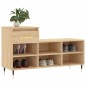 vidaXL Mueble zapatero madera contrachapada roble Sonoma 102x36x60 cm vidaXL Mueble zapatero madera contrachapada roble Sonoma 102x36x60 cm