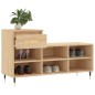 vidaXL Mueble zapatero madera contrachapada roble Sonoma 102x36x60 cm vidaXL Mueble zapatero madera contrachapada roble Sonoma 102x36x60 cm