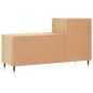 vidaXL Mueble zapatero madera contrachapada roble Sonoma 102x36x60 cm vidaXL Mueble zapatero madera contrachapada roble Sonoma 102x36x60 cm