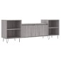 vidaXL Mueble para TV madera contrachapada gris Sonoma 160x35x55 cm vidaXL Mueble para TV madera contrachapada gris Sonoma 160x35x55 cm