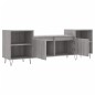 vidaXL Mueble para TV madera contrachapada gris Sonoma 160x35x55 cm vidaXL Mueble para TV madera contrachapada gris Sonoma 160x35x55 cm