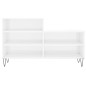 vidaXL Mueble zapatero madera contrachapada blanco brillo 102x36x60 cm vidaXL Mueble zapatero madera contrachapada blanco brillo 102x36x60 cm