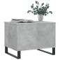 vidaXL Mesa de centro madera contrachapada gris hormigón 60x44,5x45 cm vidaXL Mesa de centro madera contrachapada gris hormigón 60x44,5x45 cm