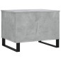 vidaXL Mesa de centro madera contrachapada gris hormigón 60x44,5x45 cm vidaXL Mesa de centro madera contrachapada gris hormigón 60x44,5x45 cm