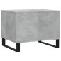 vidaXL Mesa de centro madera contrachapada gris hormigón 60x44,5x45 cm vidaXL Mesa de centro madera contrachapada gris hormigón 60x44,5x45 cm