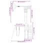 vidaXL Parque infantil de exterior madera de pino impregnada vidaXL Parque infantil de exterior madera de pino impregnada