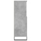 vidaXL Aparador alto madera contrachapada gris hormigón 60x36x110 cm vidaXL Aparador alto madera contrachapada gris hormigón 60x36x110 cm