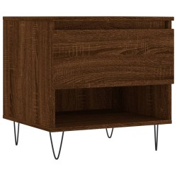 vidaXL Mesa de centro madera de ingeniería roble marrón 50x46x50 cm