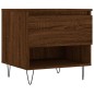 vidaXL Mesa de centro madera de ingeniería roble marrón 50x46x50 cm vidaXL Mesa de centro madera de ingeniería roble marrón 50x46x50 cm