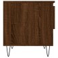 vidaXL Mesa de centro madera de ingeniería roble marrón 50x46x50 cm vidaXL Mesa de centro madera de ingeniería roble marrón 50x46x50 cm