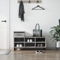 vidaXL Mueble zapatero madera contrachapada gris Sonoma 102x36x60 cm vidaXL Mueble zapatero madera contrachapada gris Sonoma 102x36x60 cm