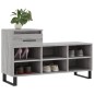 vidaXL Mueble zapatero madera contrachapada gris Sonoma 102x36x60 cm vidaXL Mueble zapatero madera contrachapada gris Sonoma 102x36x60 cm