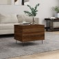 vidaXL Mesa de centro madera contrachapada roble marrón 60x44,5x45 cm vidaXL Mesa de centro madera contrachapada roble marrón 60x44,5x45 cm