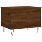 vidaXL Mesa de centro madera contrachapada roble marrón 60x44,5x45 cm vidaXL Mesa de centro madera contrachapada roble marrón 60x44,5x45 cm