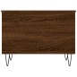 vidaXL Mesa de centro madera contrachapada roble marrón 60x44,5x45 cm vidaXL Mesa de centro madera contrachapada roble marrón 60x44,5x45 cm