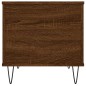 vidaXL Mesa de centro madera contrachapada roble marrón 60x44,5x45 cm vidaXL Mesa de centro madera contrachapada roble marrón 60x44,5x45 cm