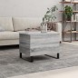 vidaXL Mesa de centro madera contrachapada gris Sonoma 60x44,5x45 cm vidaXL Mesa de centro madera contrachapada gris Sonoma 60x44,5x45 cm