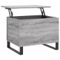 vidaXL Mesa de centro madera contrachapada gris Sonoma 60x44,5x45 cm vidaXL Mesa de centro madera contrachapada gris Sonoma 60x44,5x45 cm