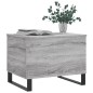 vidaXL Mesa de centro madera contrachapada gris Sonoma 60x44,5x45 cm vidaXL Mesa de centro madera contrachapada gris Sonoma 60x44,5x45 cm