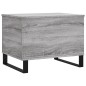 vidaXL Mesa de centro madera contrachapada gris Sonoma 60x44,5x45 cm vidaXL Mesa de centro madera contrachapada gris Sonoma 60x44,5x45 cm