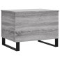 vidaXL Mesa de centro madera contrachapada gris Sonoma 60x44,5x45 cm vidaXL Mesa de centro madera contrachapada gris Sonoma 60x44,5x45 cm