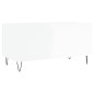 vidaXL Mesa de centro madera contrachapada blanco brillo 90x44,5x45 cm vidaXL Mesa de centro madera contrachapada blanco brillo 90x44,5x45 cm