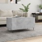vidaXL Mesa de centro madera contrachapada gris hormigón 90x44,5x45 cm vidaXL Mesa de centro madera contrachapada gris hormigón 90x44,5x45 cm