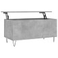 vidaXL Mesa de centro madera contrachapada gris hormigón 90x44,5x45 cm vidaXL Mesa de centro madera contrachapada gris hormigón 90x44,5x45 cm