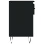 vidaXL Mueble zapatero madera contrachapada negro 102x36x60 cm vidaXL Mueble zapatero madera contrachapada negro 102x36x60 cm