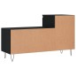 vidaXL Mueble zapatero madera contrachapada negro 102x36x60 cm vidaXL Mueble zapatero madera contrachapada negro 102x36x60 cm