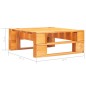 vidaXL Otomana de jardín de palets madera marrón miel vidaXL Otomana de jardín de palets madera marrón miel
