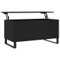 vidaXL Mesa de centro madera contrachapada negro 90x44,5x45 cm vidaXL Mesa de centro madera contrachapada negro 90x44,5x45 cm