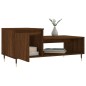vidaXL Mesa de centro madera contrachapada roble marrón 100x50x45 cm vidaXL Mesa de centro madera contrachapada roble marrón 100x50x45 cm