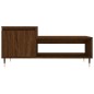 vidaXL Mesa de centro madera contrachapada roble marrón 100x50x45 cm vidaXL Mesa de centro madera contrachapada roble marrón 100x50x45 cm