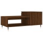 vidaXL Mesa de centro madera contrachapada roble marrón 100x50x45 cm vidaXL Mesa de centro madera contrachapada roble marrón 100x50x45 cm