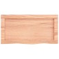vidaXL Encimera baño madera maciza tratada marrón claro 60x30x(2-4) cm vidaXL Encimera baño madera maciza tratada marrón claro 60x30x(2-4) cm
