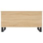 vidaXL Mesa de centro madera contrachapada roble Sonoma 90x44,5x45 cm vidaXL Mesa de centro madera contrachapada roble Sonoma 90x44,5x45 cm