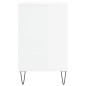 vidaXL Mueble zapatero madera contrachapada blanco brillo 102x36x60 cm vidaXL Mueble zapatero madera contrachapada blanco brillo 102x36x60 cm